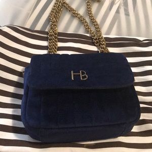 Velvet micro crossbody-Navy